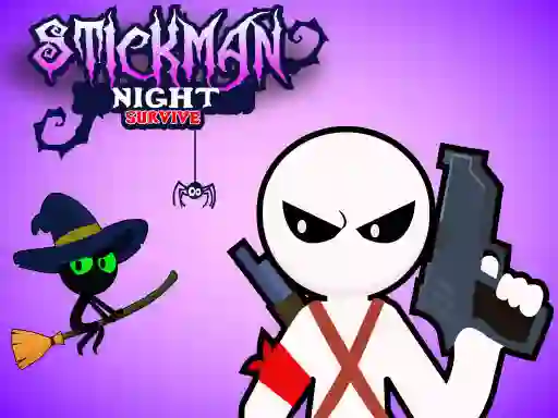 Trò chơi Stickman Night Survive trực tuyến