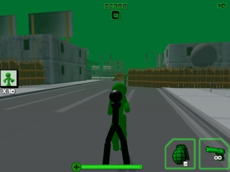 Trò chơi Stickman Zombie bắn 3D trực tuyến