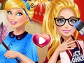 Trò chơi Sự cạnh tranh của Lọ Lem và Barbie  trực tuyến
