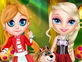 Trò chơi Little Elsa Trong Red Hood  trực tuyến
