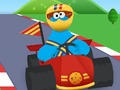 Trò chơi 123 Đường Sesame: Đường đua Cookie Kart  trực tuyến