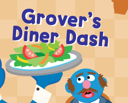 Trò chơi 123 Đường Sesame: Nhà hàng Diner Grover  trực tuyến