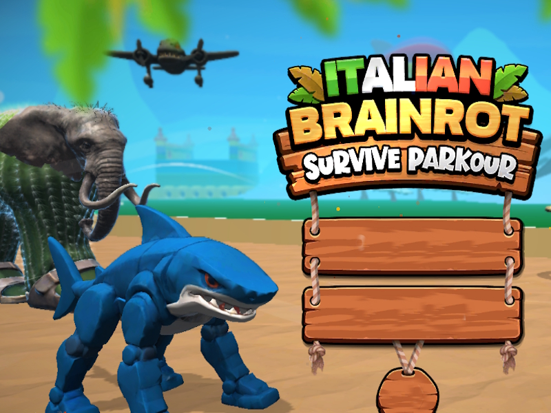 Trò chơi BRAINROT Ý sống sót sau parkour trực tuyến