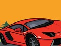 Trò chơi Sách tô màu Lamborghini  trực tuyến