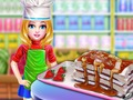 Trò chơi Bánh sandwich với kem  trực tuyến