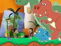 Trò chơi Cuộc phiêu lưu khăn ăn! Gia đình khủng long Rex  trực tuyến