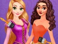 Trò chơi Công chúa Disney: Váy cầu vồng  trực tuyến