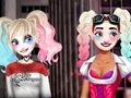 Trò chơi Studio Tóc và Trang Điểm Harley Quinn trực tuyến