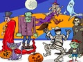 Trò chơi Tìm 5 sự khác biệt Halloween trực tuyến