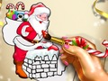 Trò chơi Tô màu ông già Noel Giáng sinh  trực tuyến