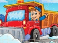 Trò chơi Ghép hình xe tải mùa đông trực tuyến