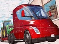 Trò chơi Xe tải ghép hình Tesla  trực tuyến