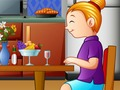 Trò chơi Gia đình ghép hình ăn tối  trực tuyến