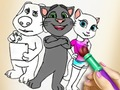 Trò chơi Sách tô màu Kitty  trực tuyến