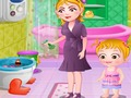 Trò chơi Bé Hazel Vệ sinh phòng tắm trực tuyến
