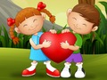 Trò chơi Bánh xe bong bóng Valentine  trực tuyến