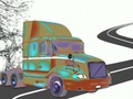 Trò chơi Sách tô màu xe tải Volvo trực tuyến
