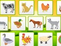 Trò chơi Động Vật Trang Trại Học Tập Cho Trẻ Em Bộ Nhớ trực tuyến