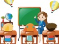 Trò chơi Trò chơi ghép hình trở lại trường trực tuyến