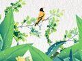Trò chơi Bảng ghép hình mùa xuân hạnh phúc trực tuyến