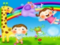 Trò chơi Trò chơi ghép hình hươu cao cổ hoạt hình trực tuyến