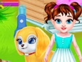 Trò chơi Em bé Taylor Dog House trực tuyến