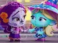Trò chơi Ghép hình siêu quái vật Halloween  trực tuyến