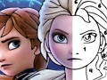Trò chơi Màu theo số với Frozen II  trực tuyến