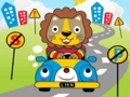 Trò chơi Động vật Drive Jigsaw  trực tuyến
