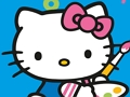 Trò chơi Tô màu theo số với Hello Kitty  trực tuyến