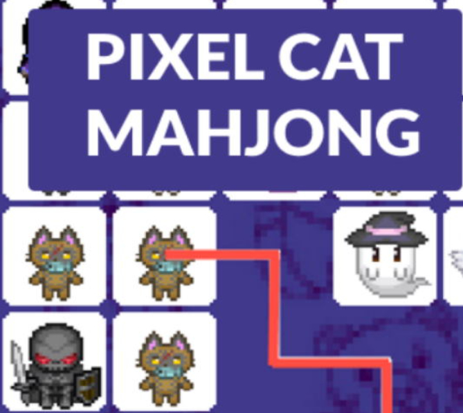 Trò chơi Pixel mèo mạt chược  trực tuyến