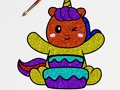Trò chơi Sách tô màu Glitter Unicorns  trực tuyến