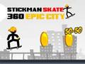 Trò chơi Stickman Skate 360 Thành Phố Huyền Thoại trực tuyến