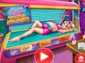 Trò chơi Công chúa mang thai trong phòng tắm nắng trực tuyến