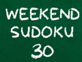 Trò chơi Sudoku cuối tuần 30  trực tuyến