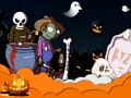 Trò chơi Đường trượt Halloween vui vẻ  trực tuyến
