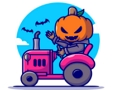 Trò chơi Ghép hình Halloween vui vẻ  trực tuyến