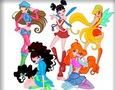 Trò chơi Câu lạc bộ Winx tô màu  trực tuyến