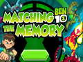 Trò chơi Ben 10 phù hợp với bộ nhớ  trực tuyến