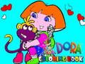 Trò chơi Cuốn sách tô màu Back To School Dora  trực tuyến