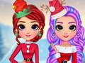 Trò chơi Rainbow Girls Trang phục Giáng sinh  trực tuyến