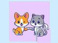 Trò chơi Trò chơi ghép hình mèo và chó trực tuyến