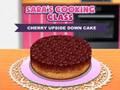 Trò chơi Lớp Nấu ăn của Sara: Bánh Cherry Lật Ngược trực tuyến