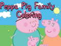 Trò chơi Sách tô màu gia đình lợn Peppa  trực tuyến