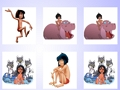 Trò chơi Phù hợp với thẻ nhớ Mowgli  trực tuyến