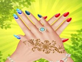 Trò chơi Nail-Art mùa xuân  trực tuyến