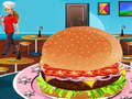 Trò chơi Trang trí bánh hamburger  trực tuyến