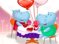 Trò chơi Hippo Valentine Cafe  trực tuyến