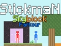 Trò chơi Stickman Skyblock parkour trực tuyến