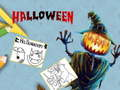 Trò chơi Sách tô màu Halloween  trực tuyến